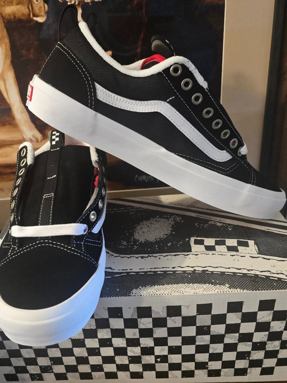 Vans Skate Old Skool 36 Black White VN000D5RBA2 Men's Size 10.5 Shoes NEW